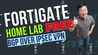 Fortigate Home Lab: Create IPSec VPN Tunnel Using BGP with VTI