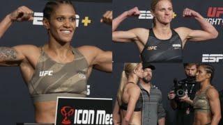 UFC FIGHT NIGHT Carli Judice Vs Gabriella Fernandes FULL OFFICIAL WEIGH-IN