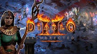 [RU] Diablo 2: Resurrected. Global Technical Alpha. Sorceress gameplay. 20-22 farm and kill Duriel