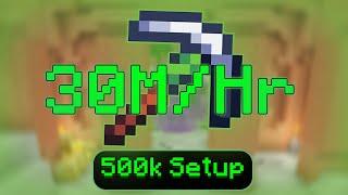 This 500k Setup Makes 30M/HR  | Hypixel Skyblock