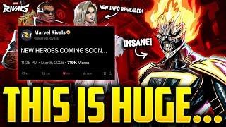 Marvel Rivals Released HUGE UPDATE... New Heroes, Ghost Rider & More