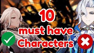 Genshin Impact Top 10 Must-Have Characters for Beginners in 2024 #genshinimpact