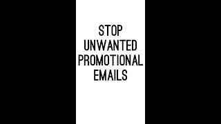 how to unsubscribe emails from gmail | stop unwanted emails | unsubscribe promotional emails in