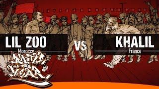 BOTY 2014 - 1 VS 1 - ROUND OF 16 - LIL ZOO (MO) VS KHALIL (FR) [BOTY TV]