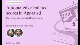 Appraisd Experts -  Automated calculated scores in Appraisd