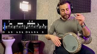 DARBUKA TUTORIAL | MALFUF Patterns #1