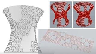 Surface-morph mapping for designing tower facade