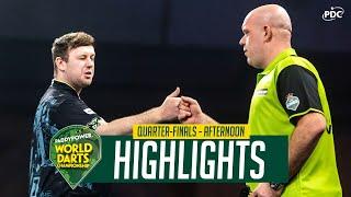 QUARTER-FINAL CLASSICS! | Day 14 Afternoon Highlights | 2024/25 Paddy Power World Darts Championship