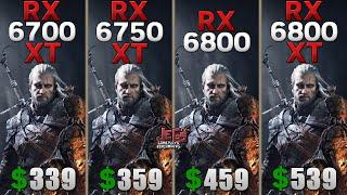 RX 6700 XT vs RX 6750 XT vs RX 6800 vs RX 6800 XT | Tested in 15 games