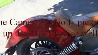 2015 Indian Scout Stage 1 Exhaust with Drive By