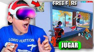 JUGANDO FREE FIRE en EL APPLE VISION PRO !! | TheDonato