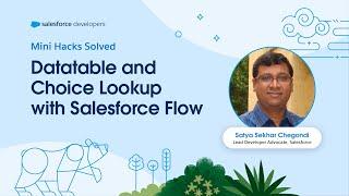 Datatable and Choice Lookup with Salesforce Flow | Mini Hacks Solved | Season 02