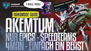Raid: Shadow Legends - Akemtum das Beast - F2p freundliche Speed Teams - 4man Team incl. - Lets Fetz