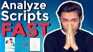 HOW TO ANALYZE A MOVIE/TV SCRIPT: Acting Tips And Advice For Beginning Actors 2022 | Start Acting