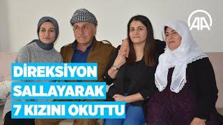 Şırnaklı baba direksiyon sallayarak 7 kızını üniversiteli yaptı