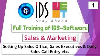 IDS Training | Full Training of Sales & Marketing | Video 1 | Sales | IDS 7.0 | 6.5