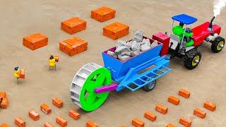 Diy making mini Bricks Making Machine | Amazing Process of Making Bricks Making Production Factory