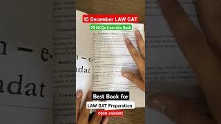 Best Book for LAW GAT Preparation| Law Gat book| LAW Gat exam #gat #lawgattest