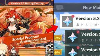 FINALLY!! 300 PRIMOGEMS CODE & Version 5.3 SPECIAL PROGRAM Livestream CONFIRMED - Genshin Impact