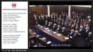 Admission of Australian Lawyers