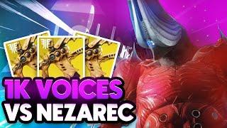 ONE THOUSAND VOICES VS NEZAREC | Root of Nightmares DPS Test | Destiny 2 Lightfall