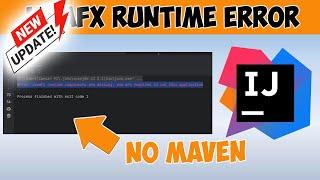 UPDATE:  Fix JavaFX runtime components are missing, and are required to run this application errors