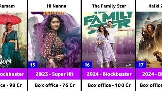 Mrunal Thakur Hits and Flops Movies List | Hi Nanna | Kalki 2898 AD | The Family Star