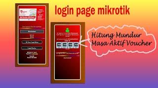 LOGIN PAGE HOTSPOT MIKROTIK - PREMIUM 2023 GRATIS