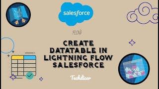 Create Datatable in Lightning Flow salesforce