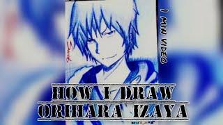 HOW TO DRAW ORIHARA IZAYA  | DURARARA  [[1Min Video]]