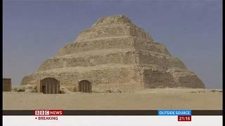 Step Pyramid reopens after a long restoration (Egypt) - BBC News - 5th March 2020