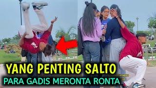 KOMPILASI VEDIO WARGA ! Bujang Prindapan Salto Buat Para Gadis Menjerit