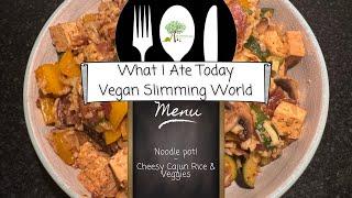 What I ate today as a vegan on Slimming World - 30/7/24