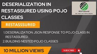 Deserialization JSON response to POJO class in RestAssured | RestAssured Deserialization