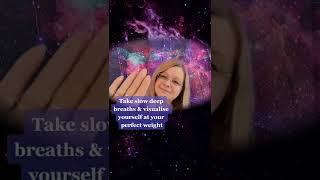 Reiki for healthy weight. Asmr amethyst crystal healing #shorts