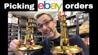 Picking eBay orders - Working from home