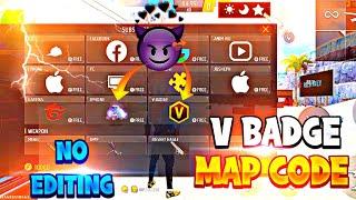 v badge craftland map code free fire|free fire new map code|map code free fire|