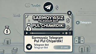 Sarmoyasiz telegramda 1 soatda 60 rubl pul ishlash SUPER DAROMAD Internetdan pul ishlash 2025