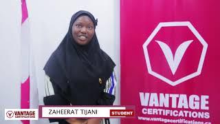 Vantage Certification Student Review