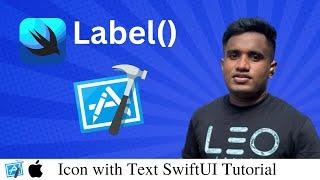 How to show a Label in SwiftUI app | add text with icon in SwiftUI iOS app | Xcode | Icon with Text