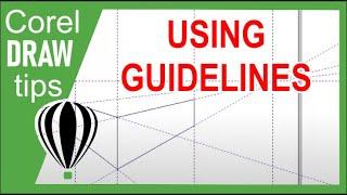 Using guidelines in perspective drawing in CorelDRAW