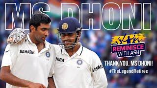 Dhoni & I: Top 5 Moments with MSD | Reminisce with Ash | Dhoni Retires | MS Dhoni | R.Ashwin