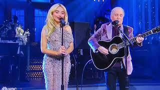 PAUL SIMON - SABRINA CARPENTER - HOMEWARD BOUND - SNL50