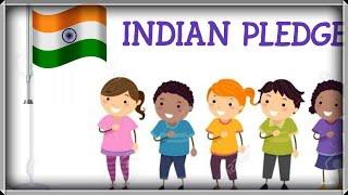 Indian pledge with lyrics for school assembly | India is my country | Indian National pledge | Easy