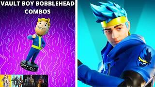 VAULT BOY BOBBLEHEAD Back Bling COMBOS (Fortnite Battle Royale)