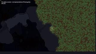 King under the Mountain Game Dev - Map generation transition