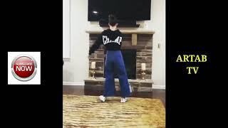 Millie Bobby Brown dance to Remix of Walmart Yodeling Kid(Insane move)