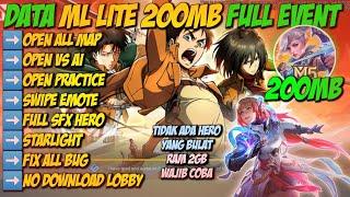 Data ML Lite 200MB Full Event Patch AOT Versi Terbaru | Mobile Legends Bang Bang