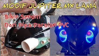 DIY PIPA PVC, MODIFIKASI TAMENG MOTOR JUPITER MX