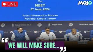 "NTA Has Decided.." | Live | Ministry Of Education Press Conference On Neet Result Controversy